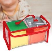 Set di Dadi in Espansione - 2 Pezzi di Spugna - Dadi DIY - Borsa di Riposo - Leggero - 6 Facce con Copertura Translucida - Scatole di Giocattoli