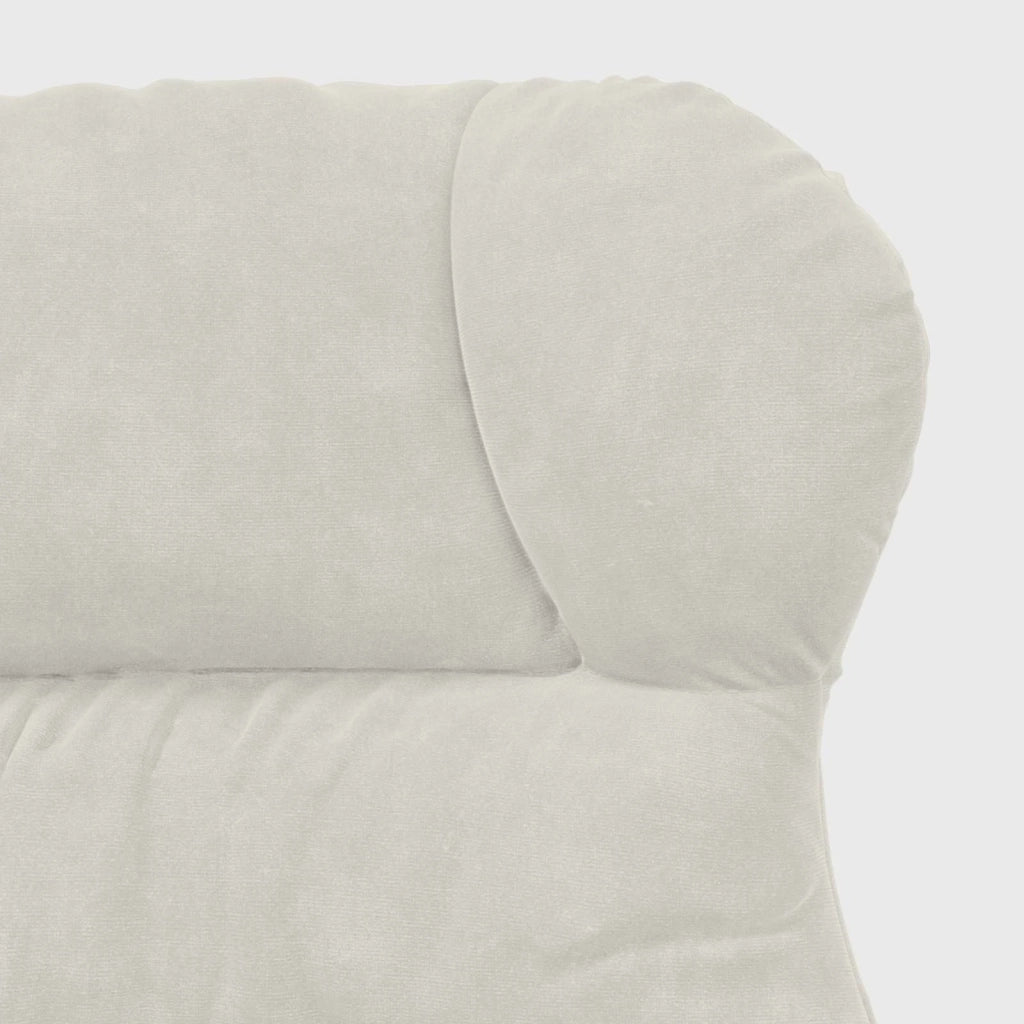 poltrona Crema 69 x 74 x 93 cm Velluto 42001895
