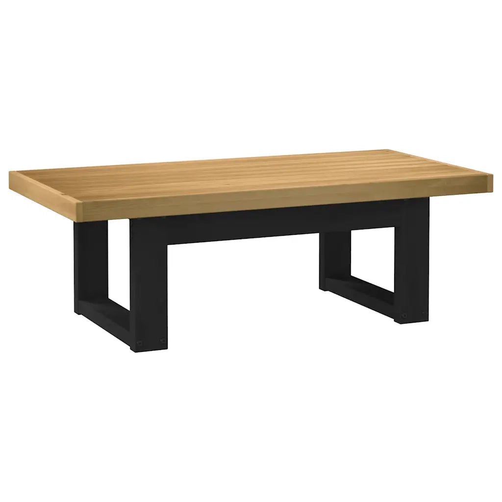 Tavolino NOAIN Gambe a Forma di U 120x60x40cm in Legno Massello 4100035