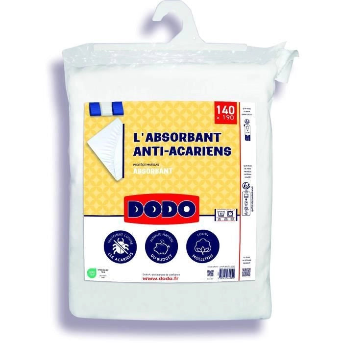 Protettore del materasso assorbente - 140x190 cm - Cotton - Anti -mite