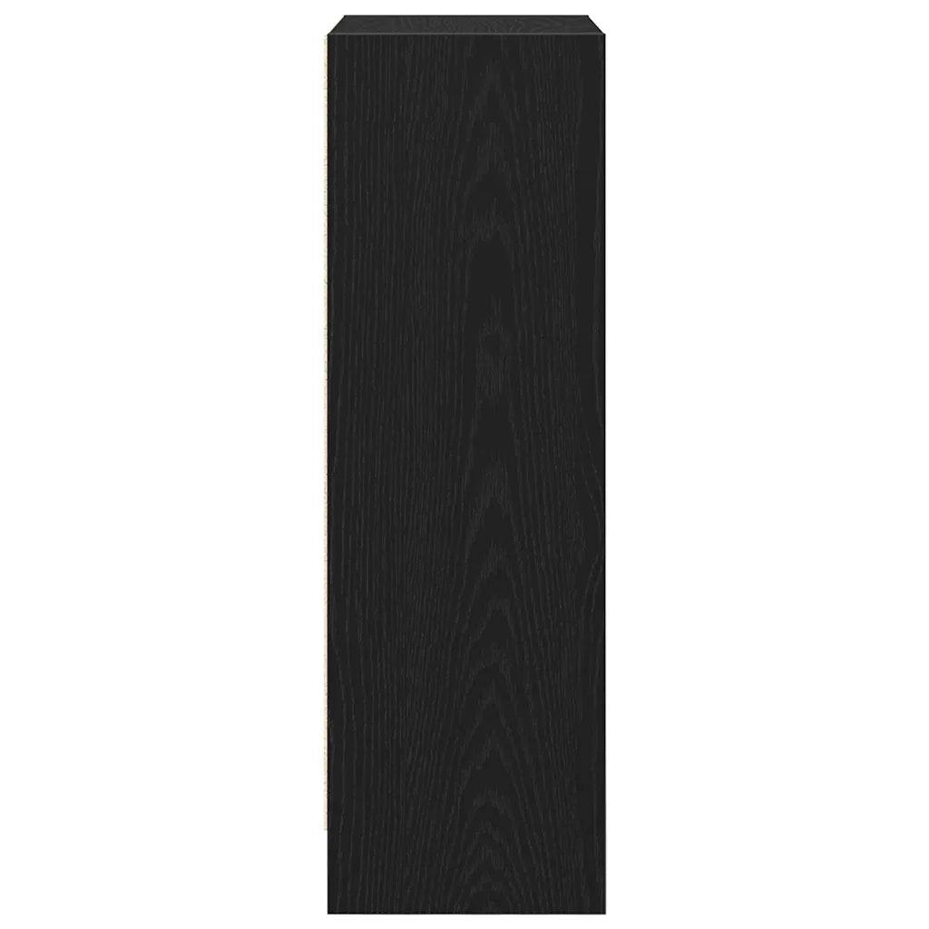 Libreria Rovere Nero 40x24x76 cm in Legno Multistrato 862000