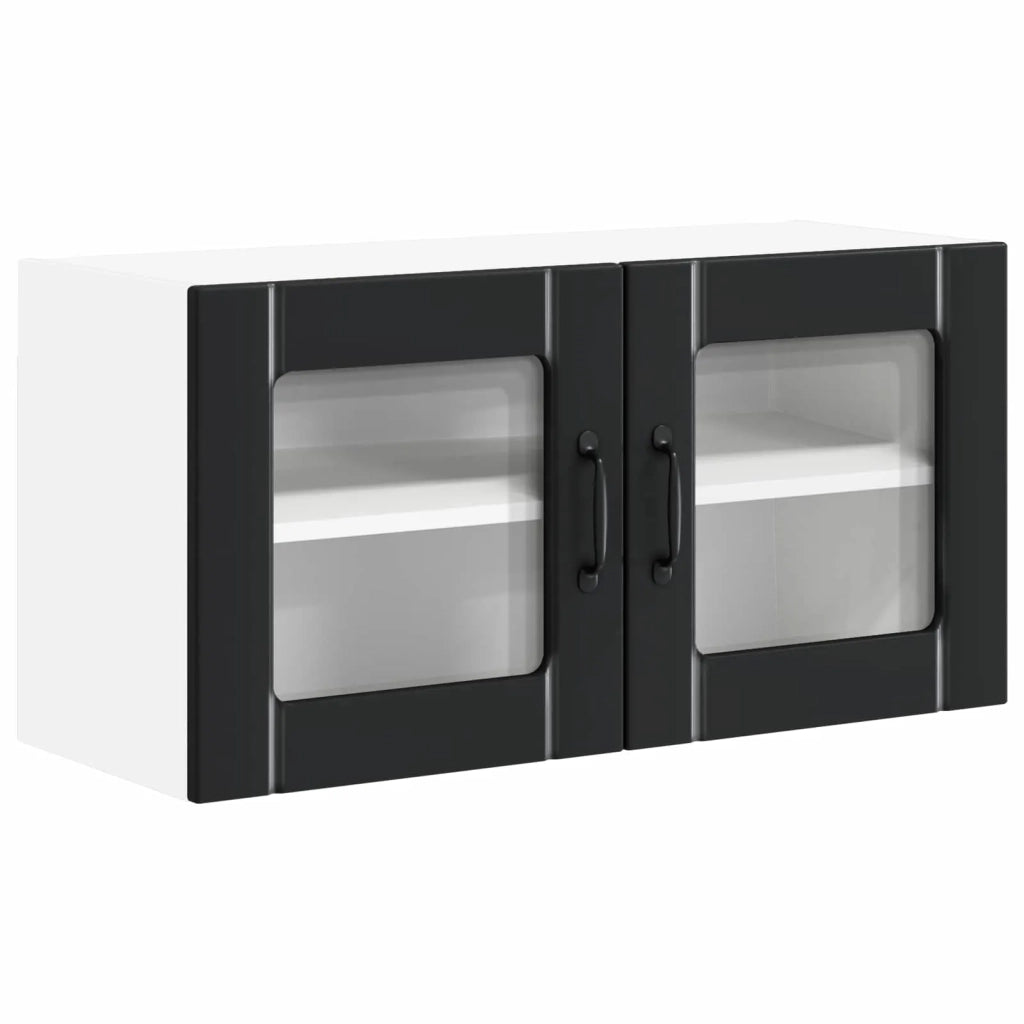 Mobile da cucina-Armadio da cucina Nero 80 x 31 x 40 cm Legno multistrato 892623