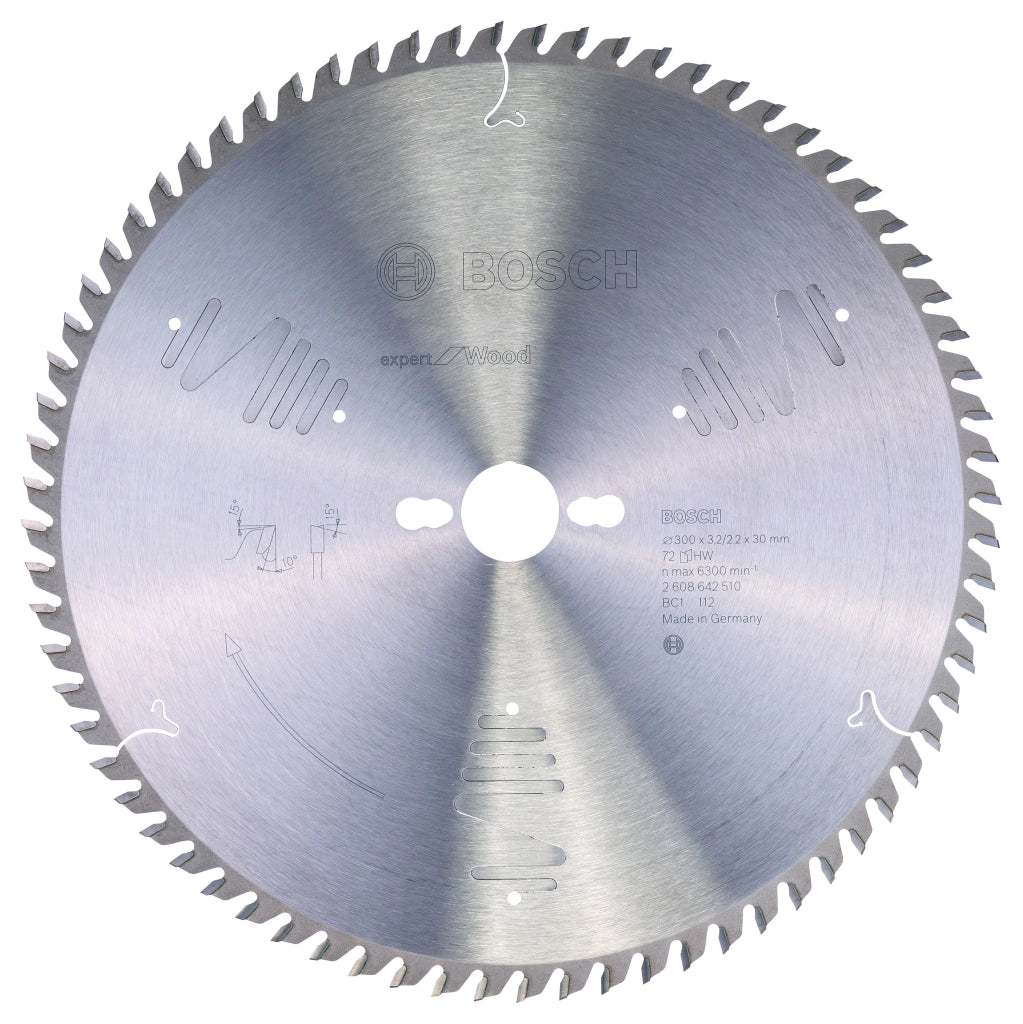 2608642510 - Lama per banco sega Expert for Wood 300 x 30 x 3,2 mm, 72