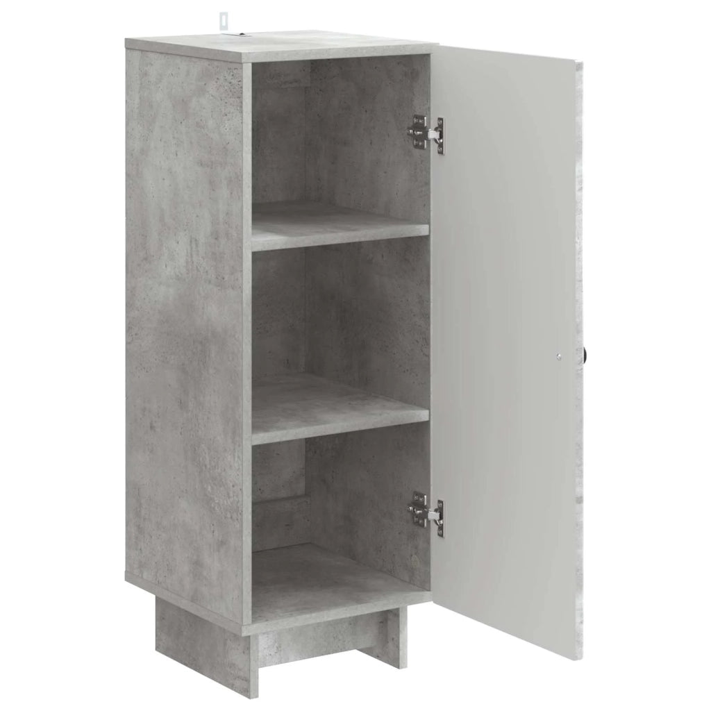 Credenza Grigio Cemento 33 x 34,5 x 90 cm Legno ingegnerizzato 893908