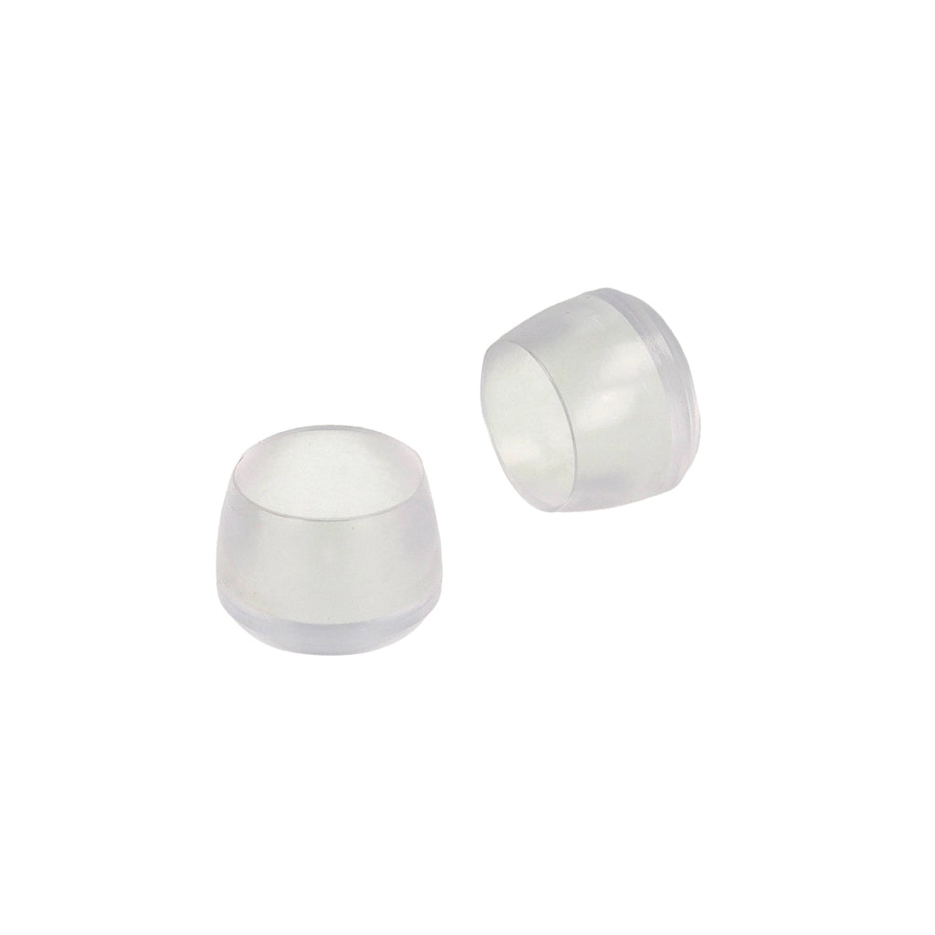 Puntali tondi PVC trasparente Ã˜ 18 mm. - 8 pz.