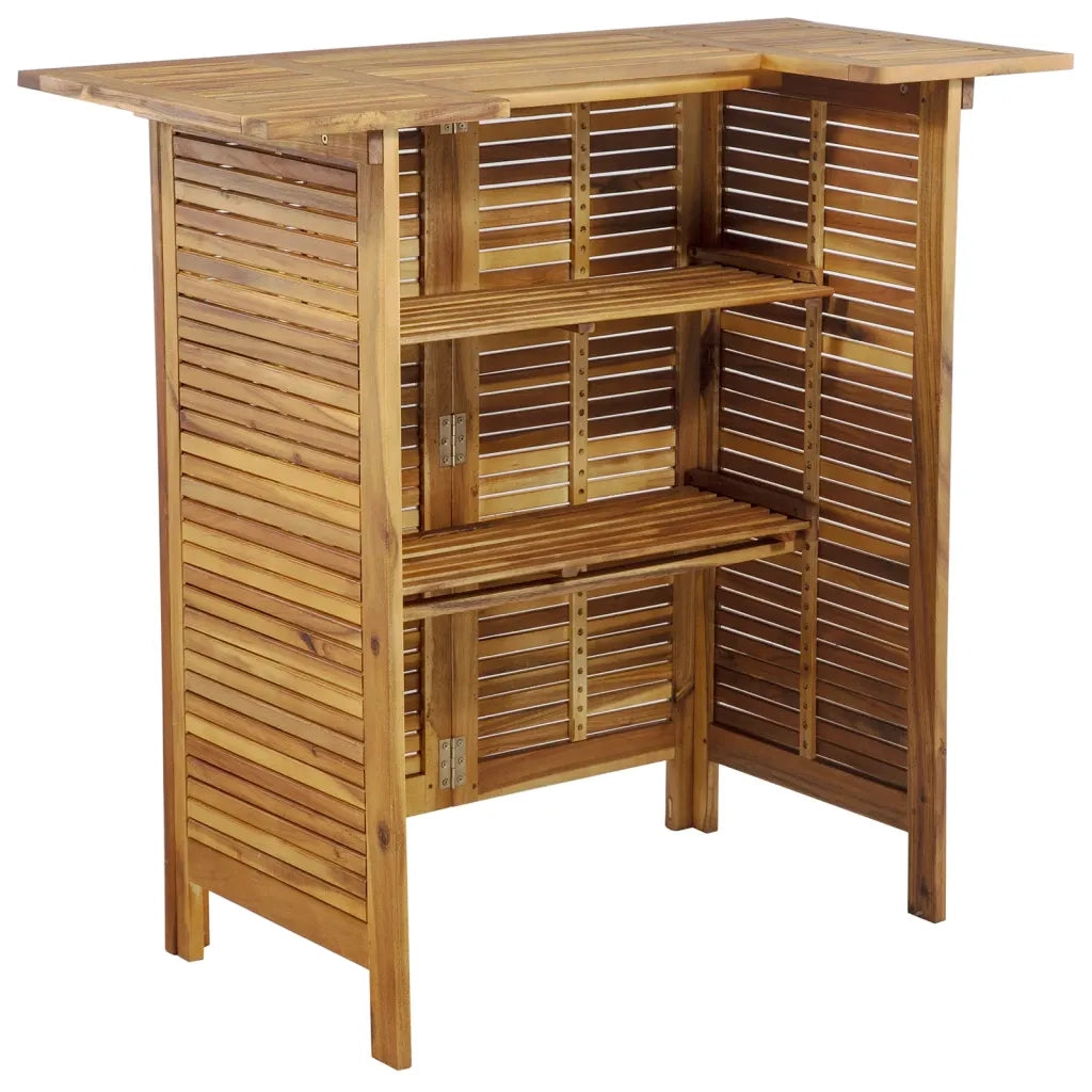 Set da Bar per Giardino 5 pz in Legno Massello di Acacia 3115999