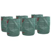 Sacchi per Rifiuti da Giardino  con Manici 12 pcs Pieghevoli Rotondi Verdi 300 L