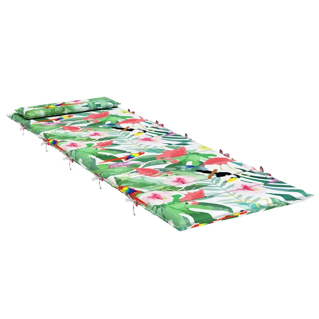 Cuscino per Lettino Multicolore 180x60x4 cm in Tessuto Oxford 361869