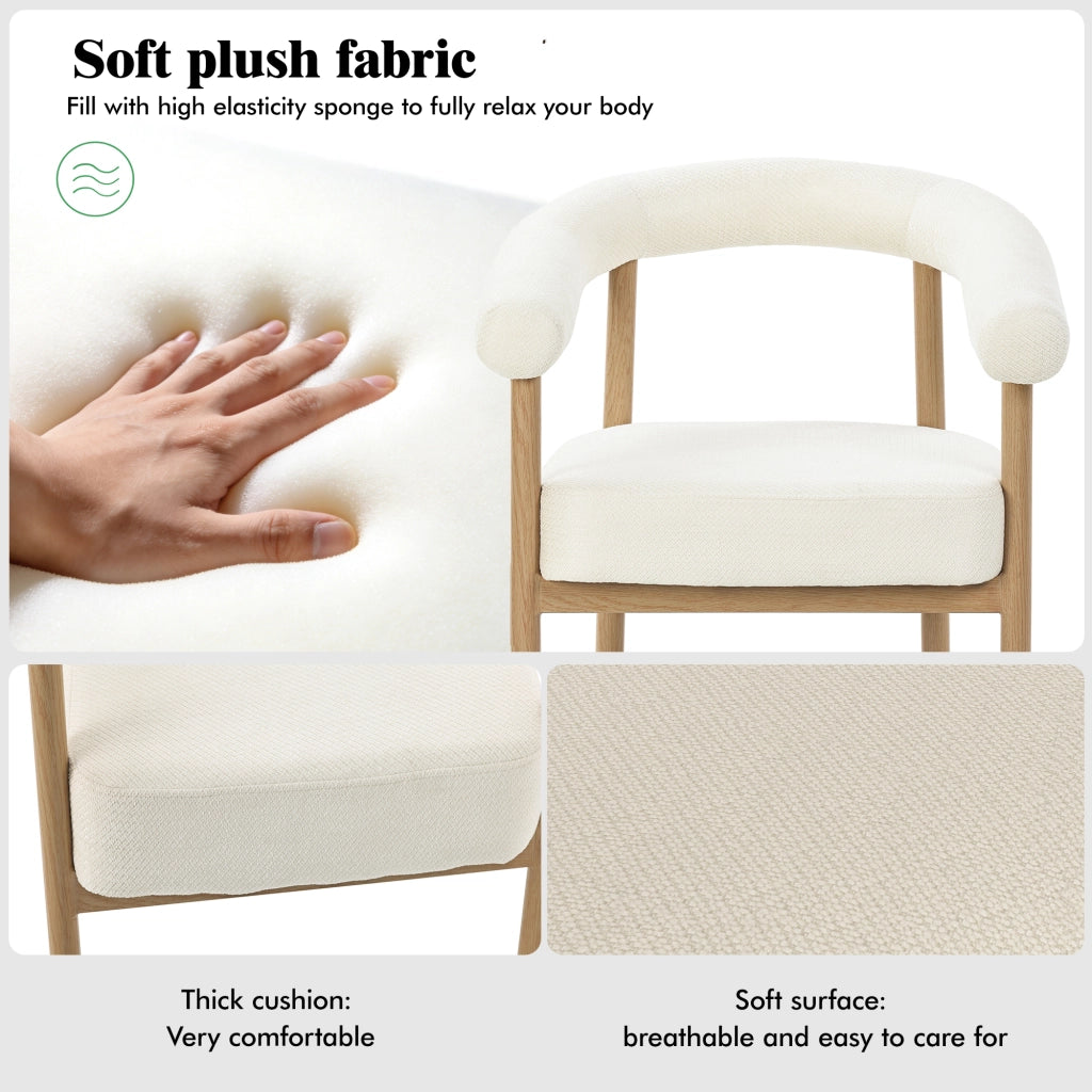 Set 6 Sedie da Pranzo Imbottite con Struttura in Metallo ¨C MINIMAL ¨C Design Moderno