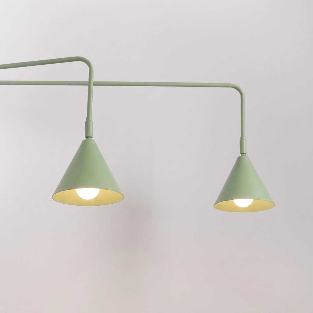 Applique NOX 2 salvia con interruttore