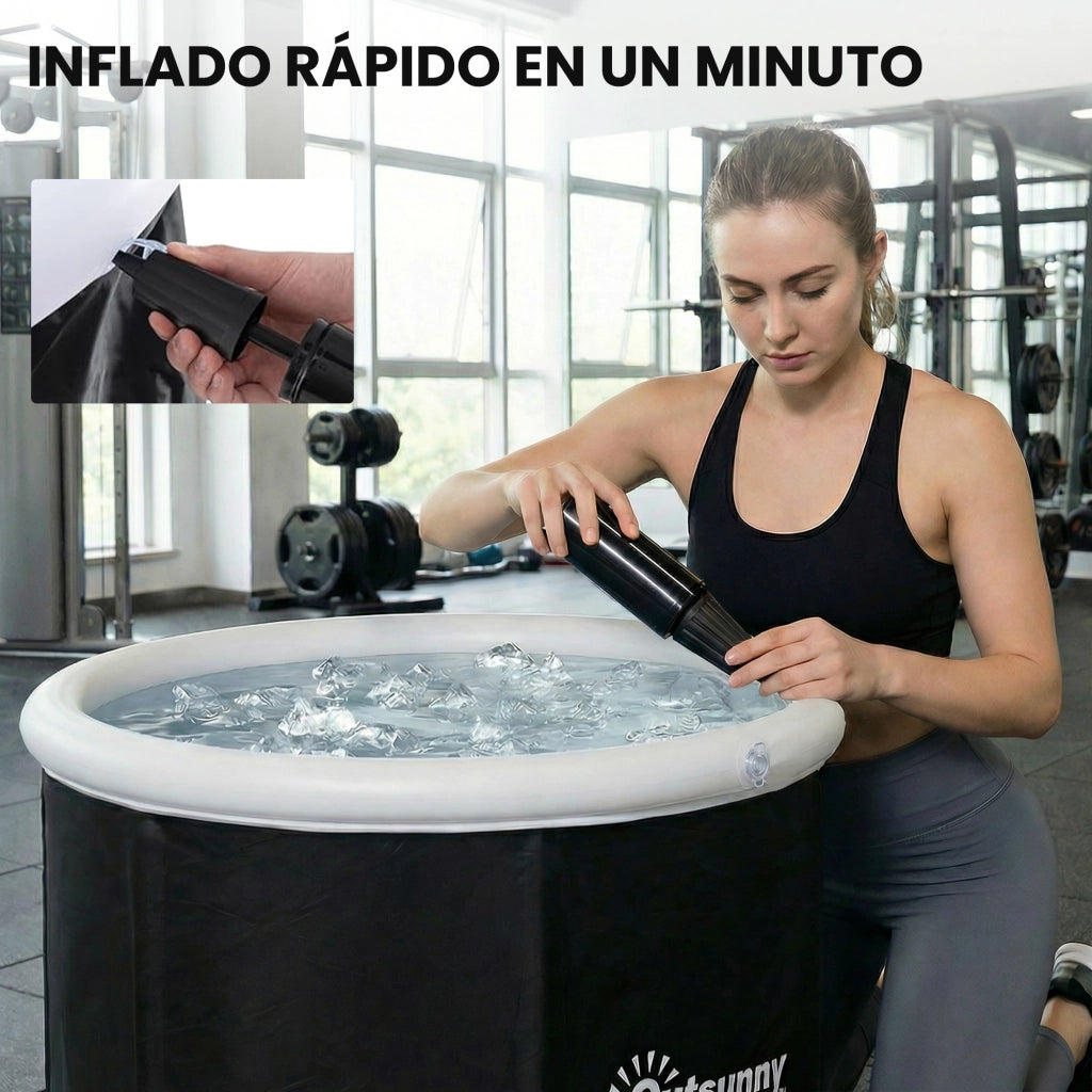 Vasca da bagno portatile 280L per recupero atletico ¨C zephmum ¨C ?78x71 cm