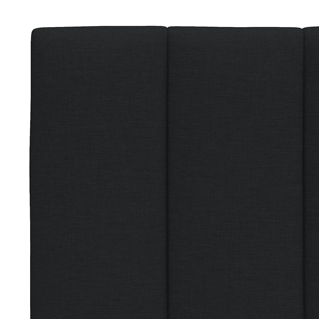 Cuscino Testiera Hanko Nero 100 cm in Tessuto CFW6428046