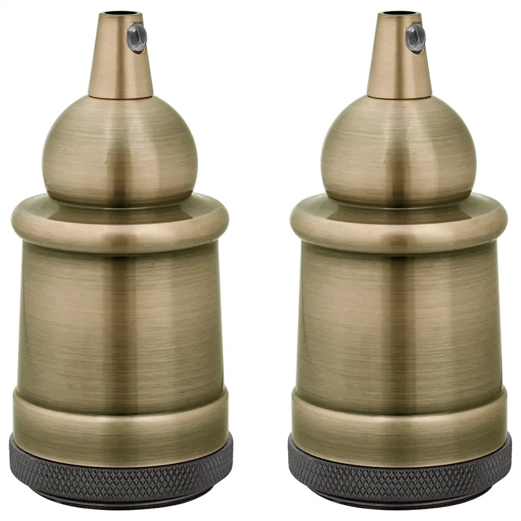 Portalampade 2 pz Bronzo E27 4106540