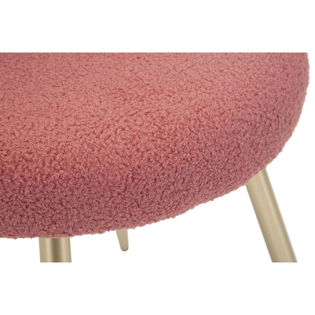 Sedia Fiocco 1, Rosa, MDF, 40x40x67 cm