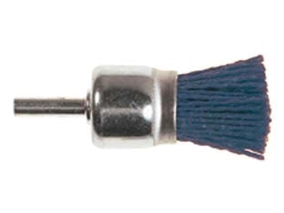 SPAZZOLE A PENNELLO IN NYLON ABRASIVO BLU- - ø mm.25 codolo mm.6 grana 150 PG 497.50 - 1 blister PG