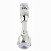 Trade Shop - Aeratore Rompigetto Lavello Rubinetto Cucina Cromato Snodato Bianco Cromo 87166 -