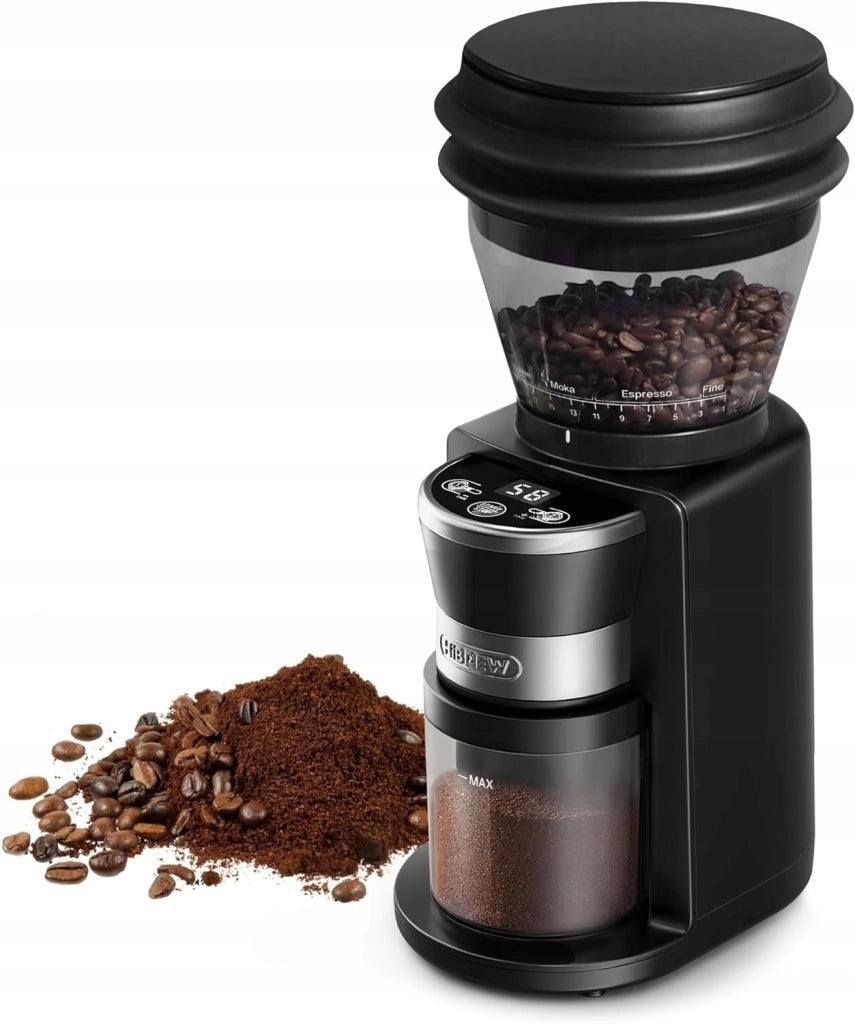 Macinacaffè Elettrico HiBREW G3 220W con Macine Coniche 40 mm; 34 Livelli e Tramoggia 210 g