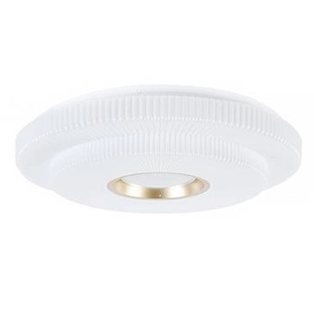Trade Shop - Plafoniera Led Lampada Da Soffitto 60w Luce Bianco Freddo 6500k Oro Bianco 63824 -