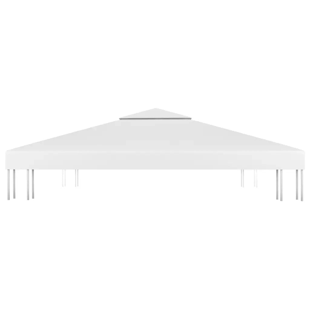 Copertura Superiore per Gazebo a 2 Strati 310 g/m2 3x3 m Bianca CFW9650464