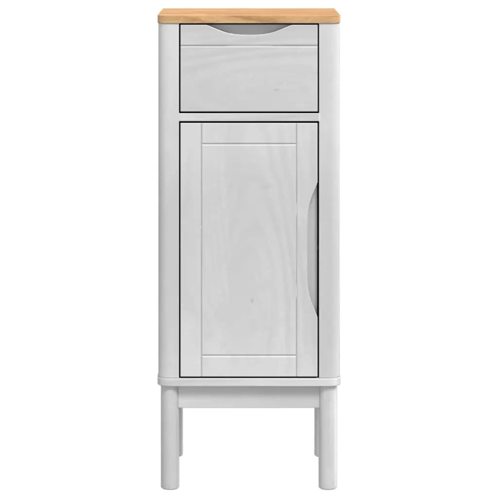 Mobile da Bagno con cassetto FLORO Bianco 35 x 30 x 90 cm