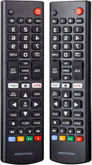 Comando universale per TV LG - 2-pack comando di ricambio - compatibile con LCD OLED QNED Nanocell - Smart TV - 4K UHD.