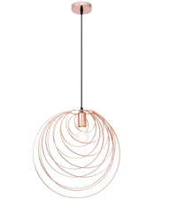 Lampada Da Soffito Geometrico Rose Gold APP427-1CP
