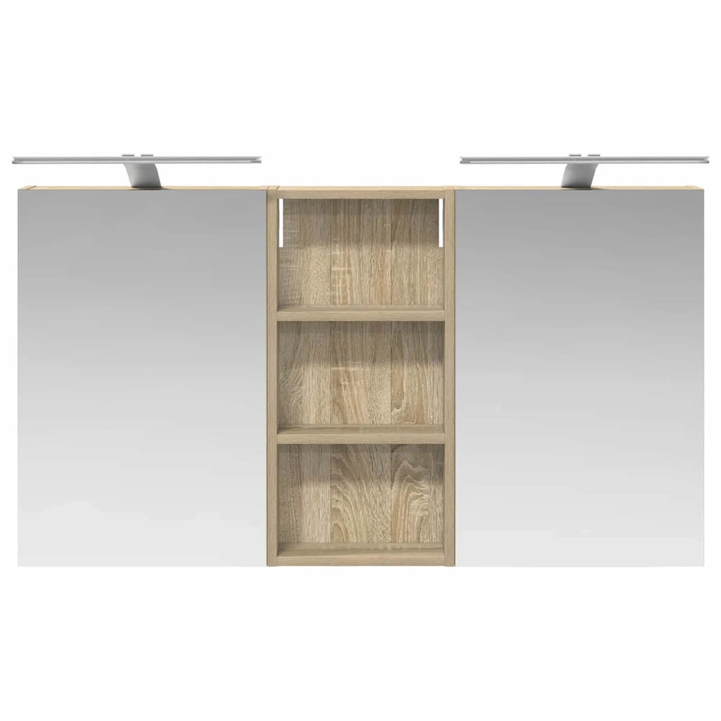 Set di Armadi da Bagno con porta 3 pcs 110 x 10,5 x 60,5 cm 3403722