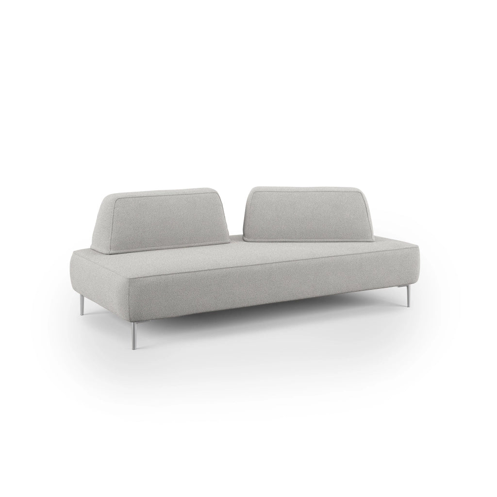 Newton Divano modulare con schienali movibili T07 212 cm grigio