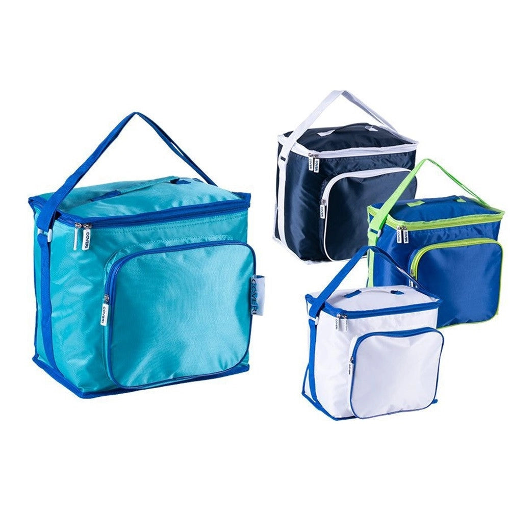 Trade Shop - Borsa Frigo Waterproof 18 Lt Con Tasca Frontale Tracolla Regolabile 4 Colori 3239211 -