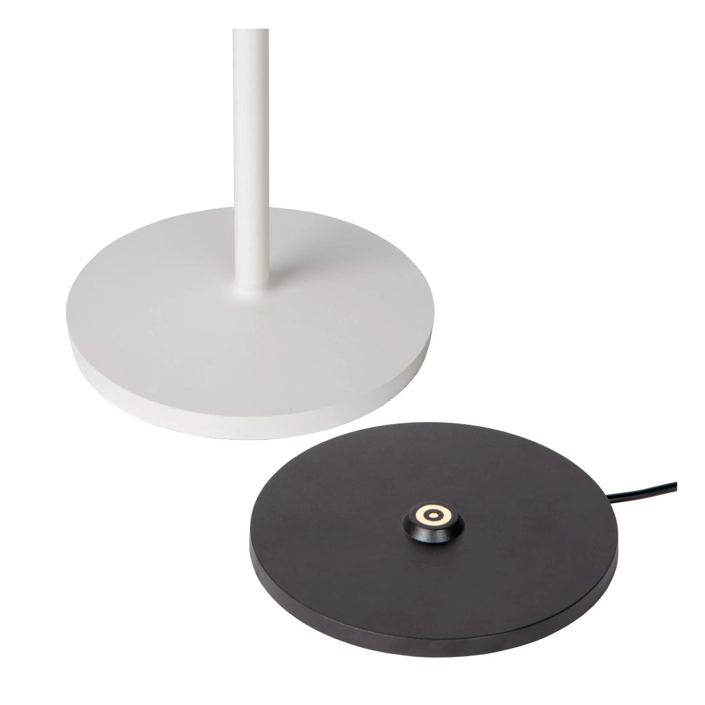 Lampada da tavolo outdoor bianca LED 2W ricaricabile Lucide