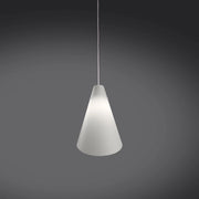 Sospensione Moderna Calle Polilux ® Bianco E Metallo Cromo 1 Luce E27