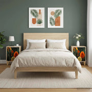 Armadio da Notte ZAANDAM 2 pz Rovere Sonoma 36 x 33 x 50 cm 8007212