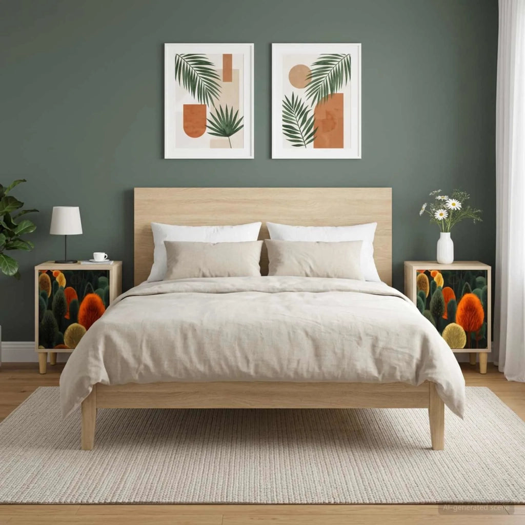 Armadio da Notte ZAANDAM 2 pz Rovere Sonoma 36 x 33 x 50 cm 8007212