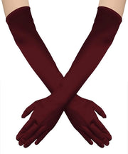 Manicure in pelle sintetica 52cm - Maniche lunghe a satin - Design elegante e retro - Respiranti e elastiche - Comfortevoli e resistenti - Adattamento perfetto - Maniche a opera