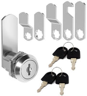 Slot 16mm per camper, cassettino con 5 diverse placche di chiusura, con 4 chiavi, cilindro di chiusura, maniglia di chiusura, compatibile con camper, cassettino, armadio