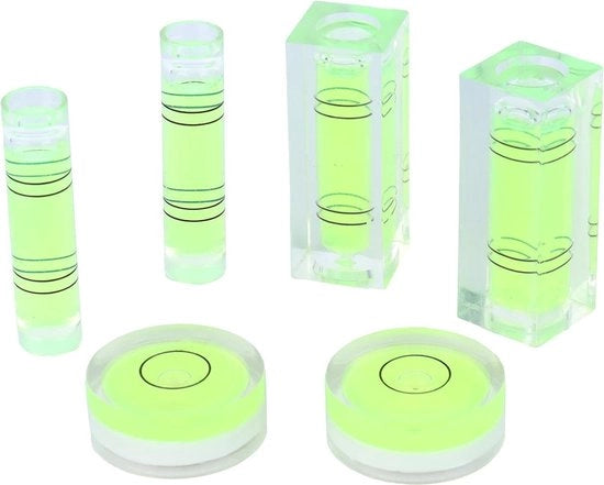 Livello Mini di Alta Precisione con Bolla e Righello - Strumento di Livellamento con Sfera a Tre Linee - per Appendere Quadri, Marcatura e Layout - Strumenti di Misura in .