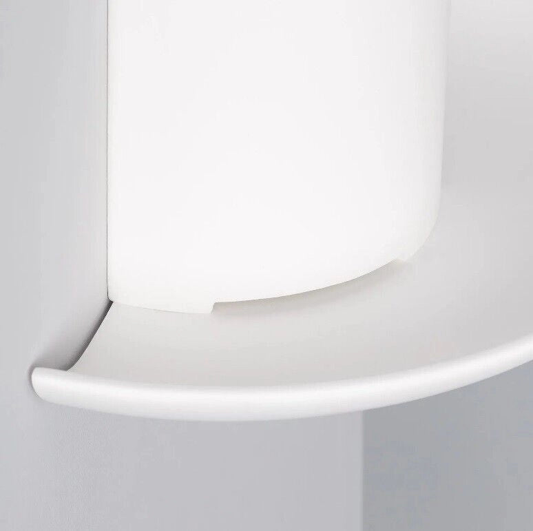 Applique in gesso dal design moderno forma tazza caffe attacco per lampadine G9