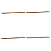 Mensole a Parete 4 pz-Scaffale a parete Legno Antico 60x20x1,5 cm in Truciolato