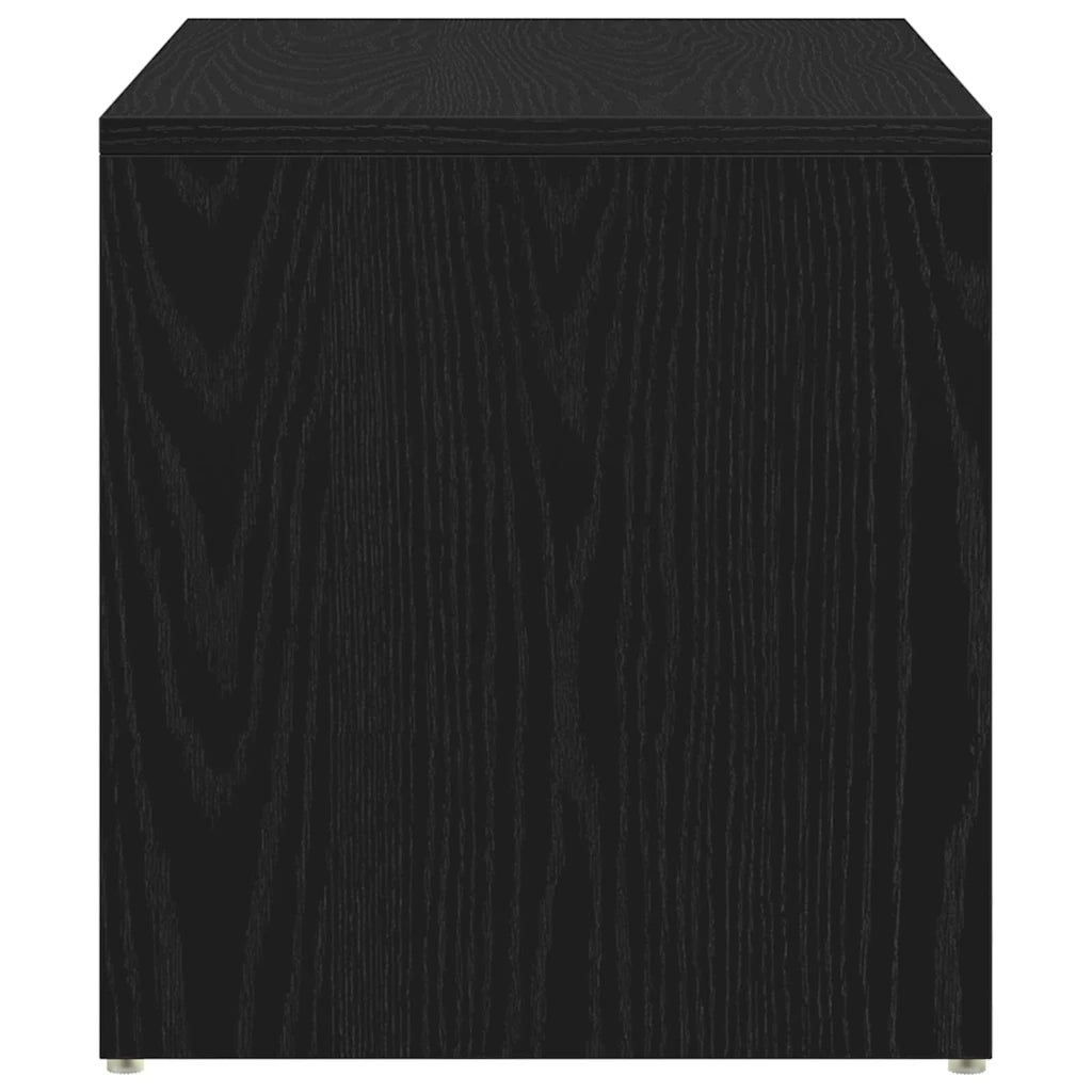 Tavolo laterale Rovere Nero 59 x 36 x 38 cm Legno multistrato 862622
