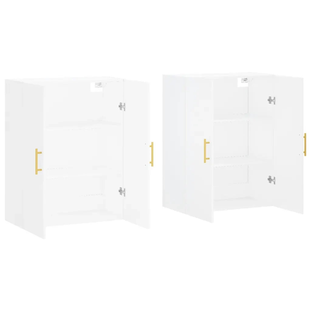 Mobili a Parete 2 pz Bianchi 69,5x34x90 cm 3195611