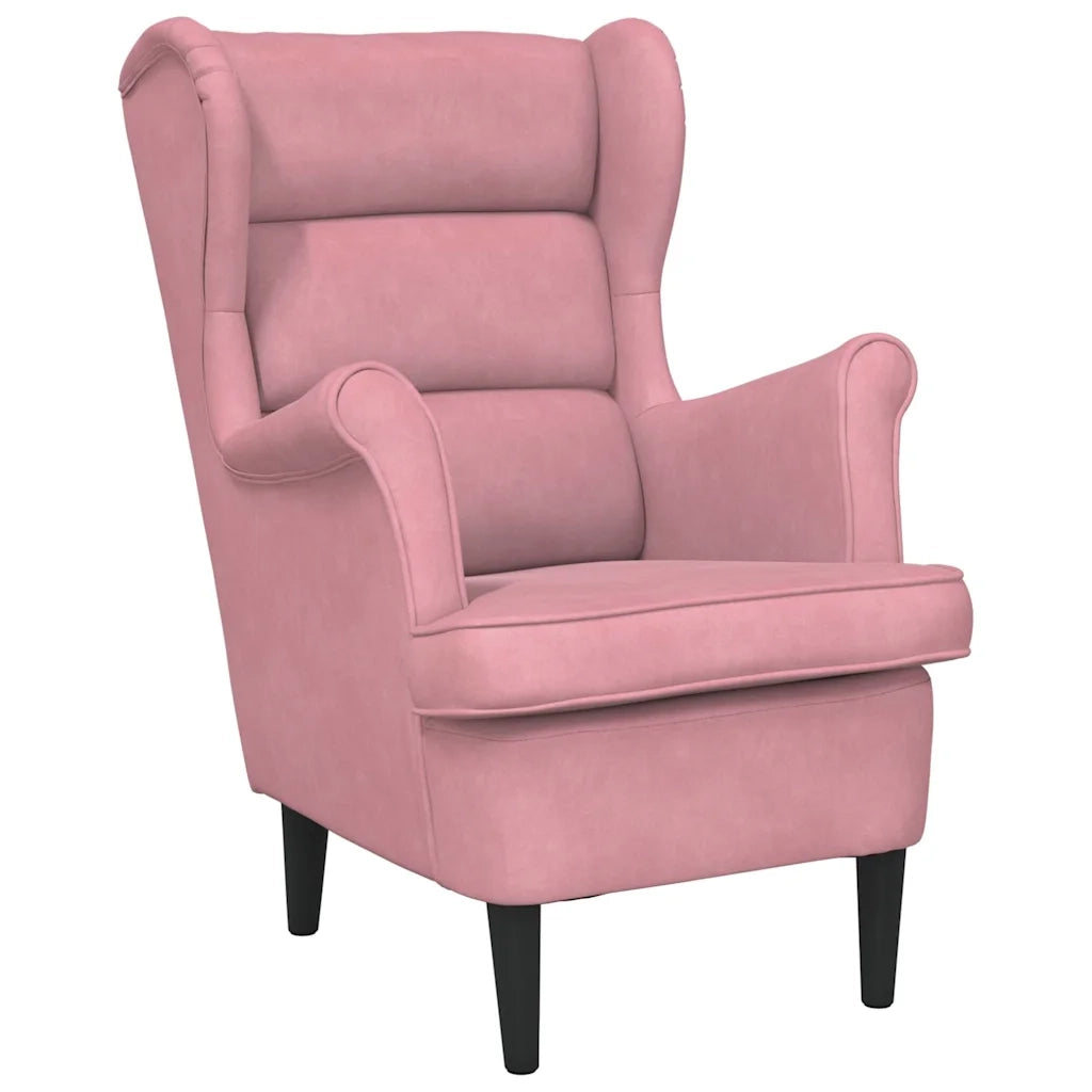 Divano Sedia-Poltrona Rosa in Velluto 921926