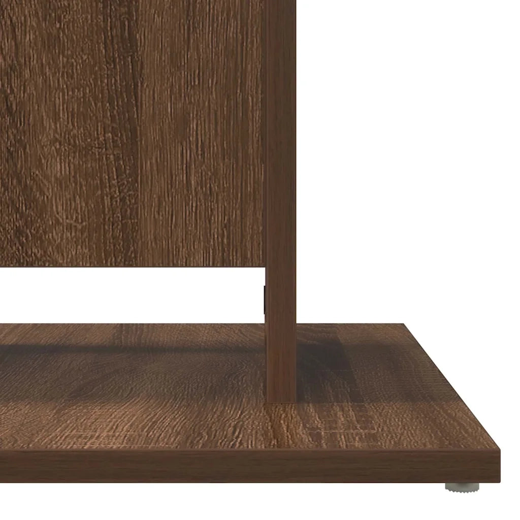 Tavolo da Bistrot Rovere Marrone 60x60x75 cm Legno Multistrato 815104