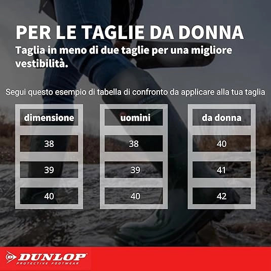 STIVALE PVC ANTINFORTUNIO WORK-ITS DUNLOP - VERDE S5 46- 1 paia
