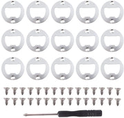 Flesapertura a 15 pezzi - Opener per birra - Accessori da assemblare - Acciaio inossidabile - Kit DIY - Diametro 39,5 mm