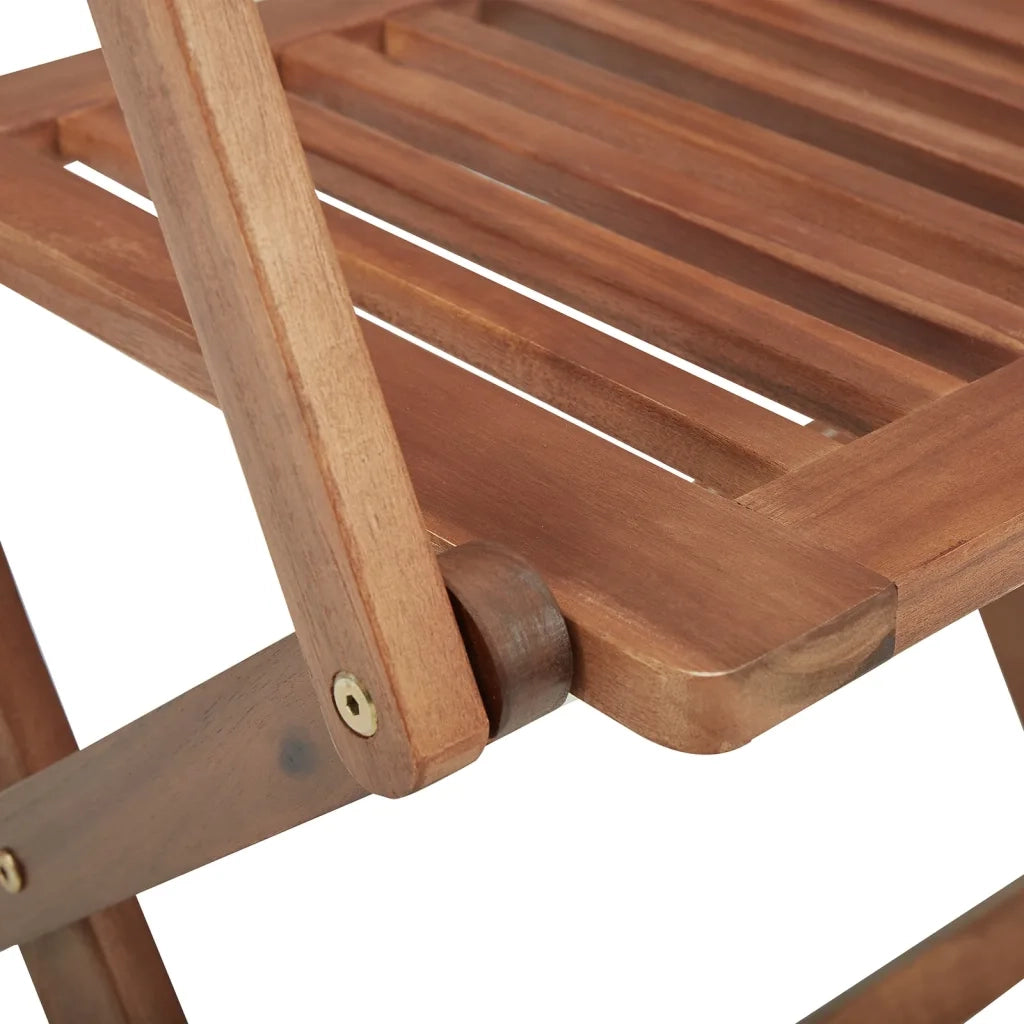 Sedie da Giardino Pieghevoli 8 pz con Cuscini Massello Acacia 3075090