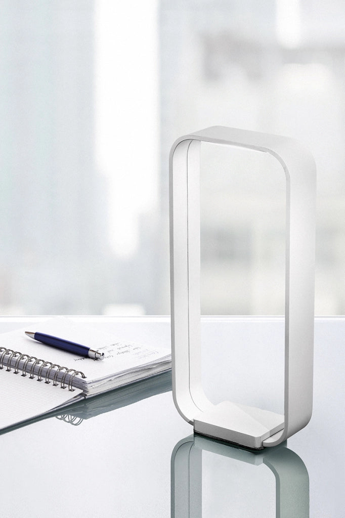 Klaus Applique LED da Parete 8W 3000K IP54 in Alluminio Bianco - Design Moderno Minimalista per Esterni ed Interni - Rossini Group