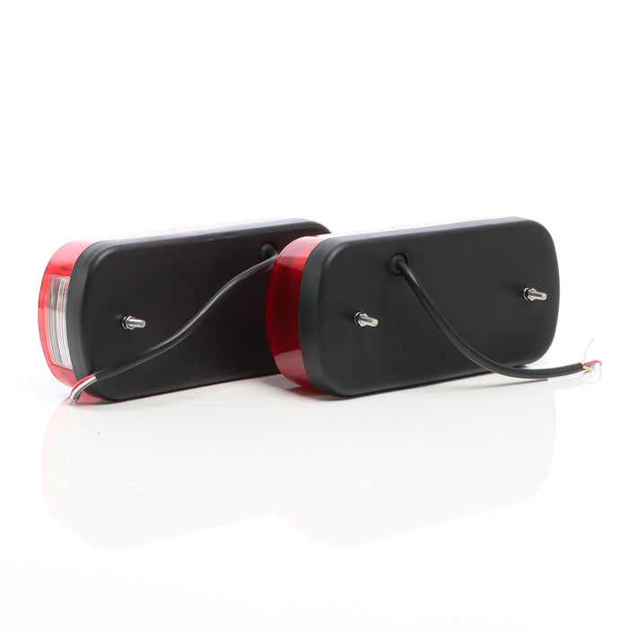 Set 2 luci posteriori RFS T1 con cavo a 13 poli da 5 m per illuminazione rimorchi