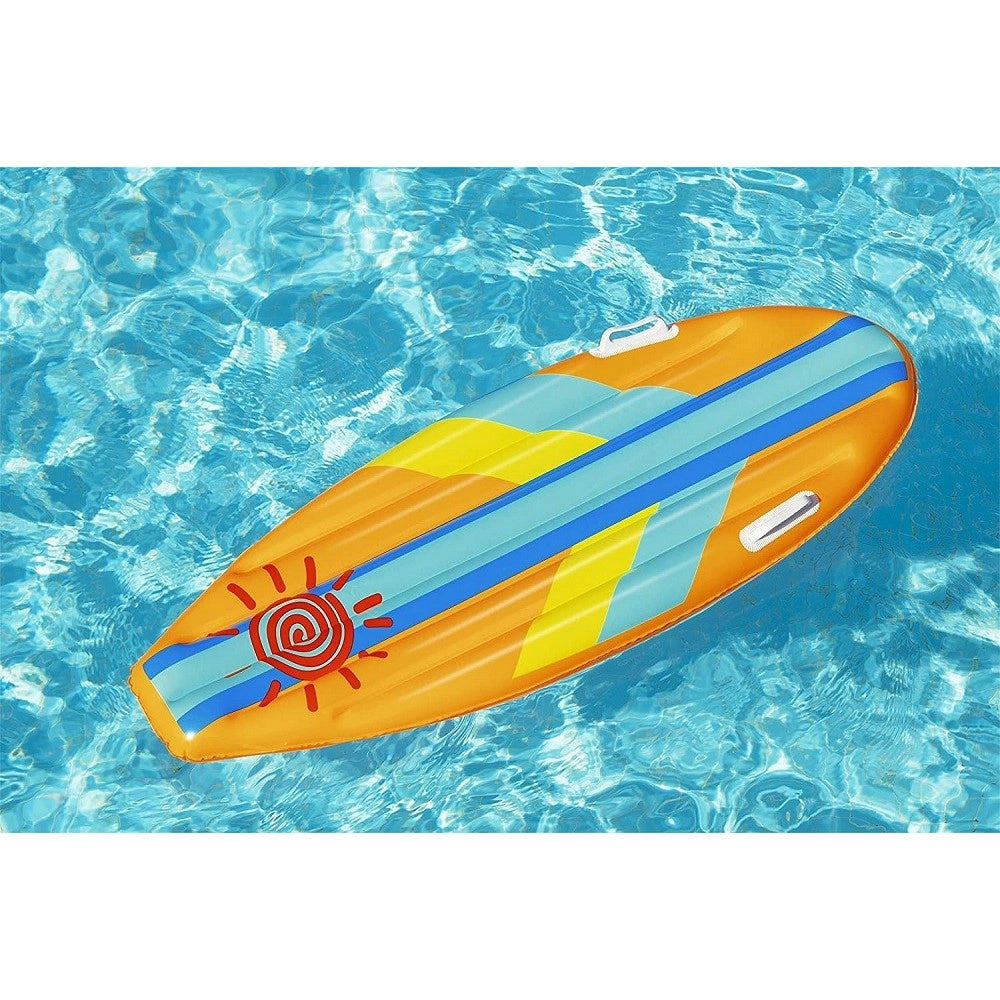 Trade Shop - Tavola Nuoto 114x46cm Con Maniglie Bambini Mare Piscina 2 Colori Assortiti 42046 -