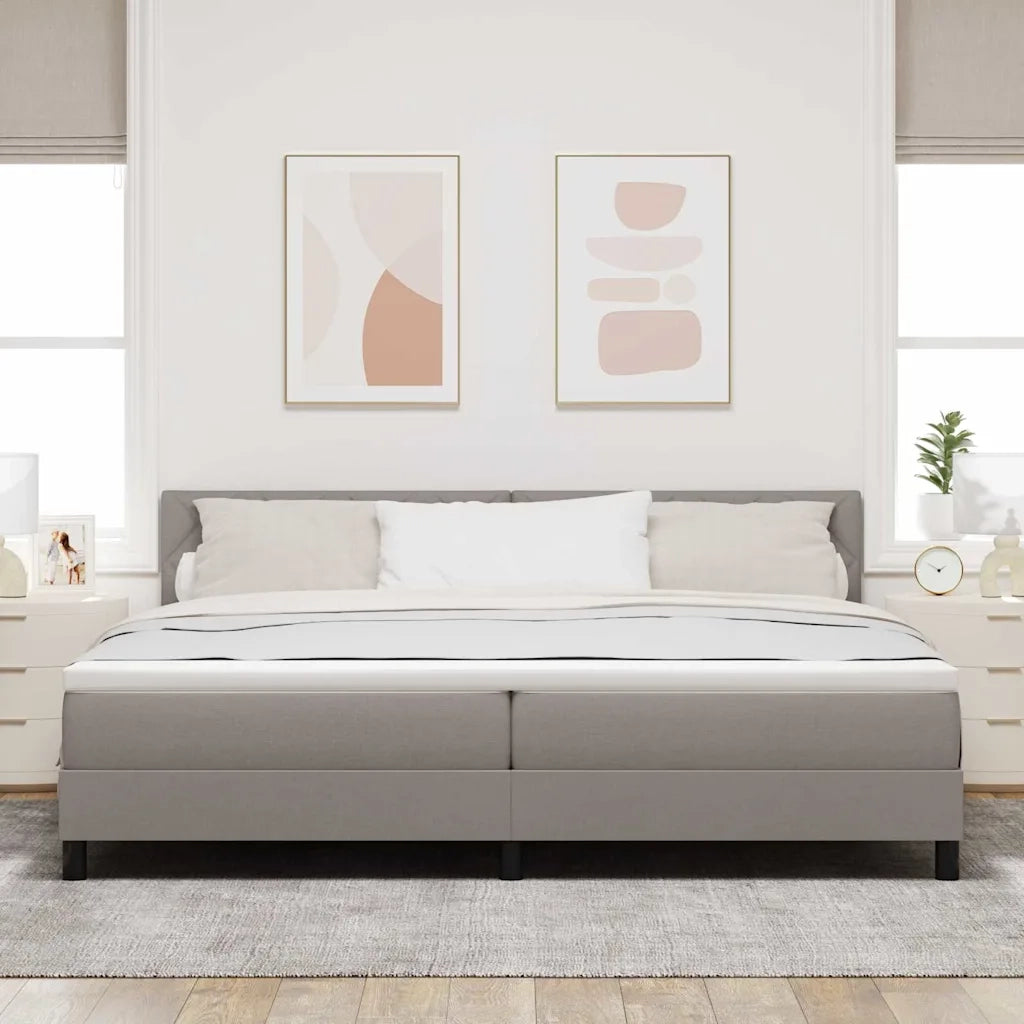 Letto a molle con materasso con led Talpa 200 x 200 cm Tessuto 3342314
