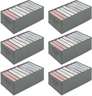 Organizzatore per armadio 6 pezzi, organizzatore di carico pieghevole, sistema di armadio per la conservazione di abiti, magliette, pantaloni, intimo